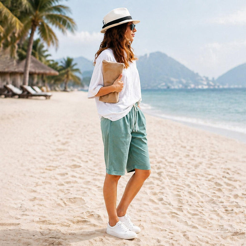 Limited Time Promotion - Elastic Waist Casual Comfy Summer Shorts